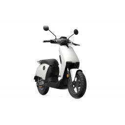 Super Soco CUx Electric Moped White Front Right