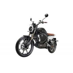 Super Soco TC Electric Motorcycle Black Front Left