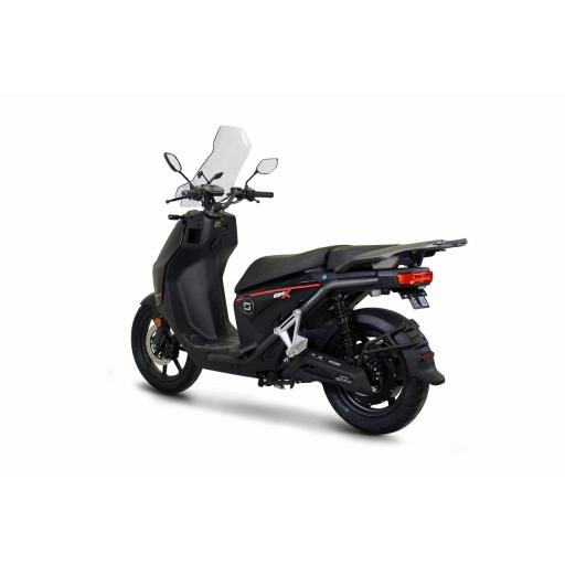 Super Soco CPX Electric Moped Black Rear Left