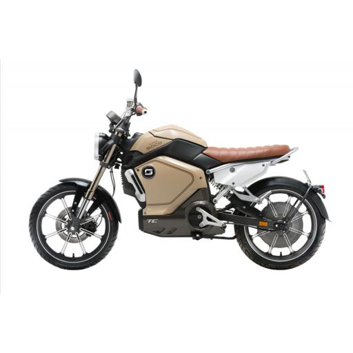 Super Soco TC Electric Motorcycle Yellow Left