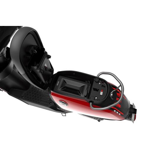 Super Soco CUx Electric Moped Battery Compartment