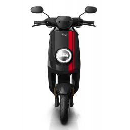 MQi+ Sport Electric Moped Black Red Front 1280 x 853