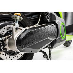 Silence S01 Electric Motorcycle Green Rear Wheel.jpg