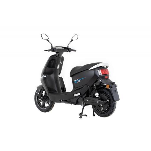 Yadea E-Lex Electric Moped Black Rear Left.jpg