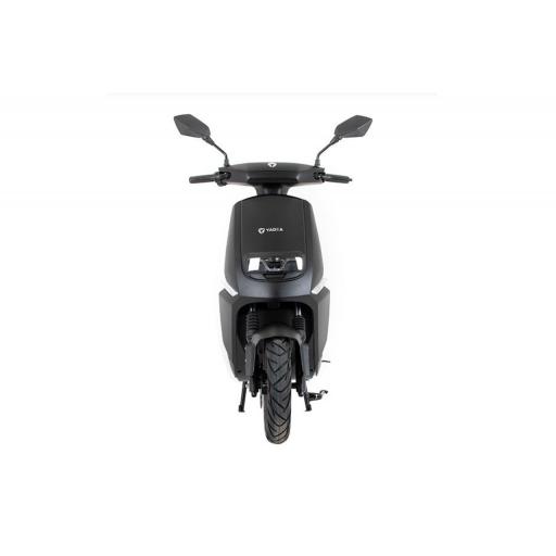 Yadea E-Lex Electric Moped Black Front.jpg