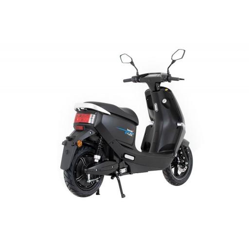 Yadea E-Lex Electric Moped Black Rear Right.jpg