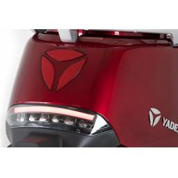 Yadea G5s Red Electric Motorcycle Rear.jpg