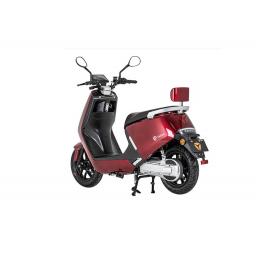 Yadea G5s Red Electric Motorcycle Rear Left.jpg