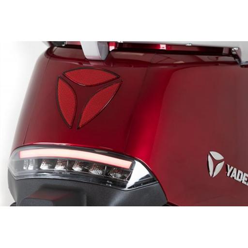 Yadea G5s Red Electric Motorcycle Rear.jpg