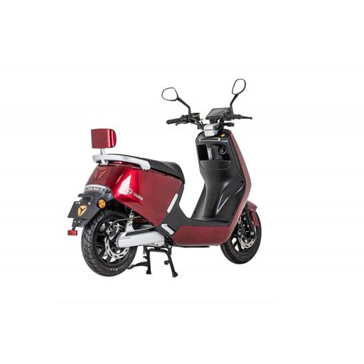 Yadea G5s Red Electric Motorcycle Rear Right.jpg