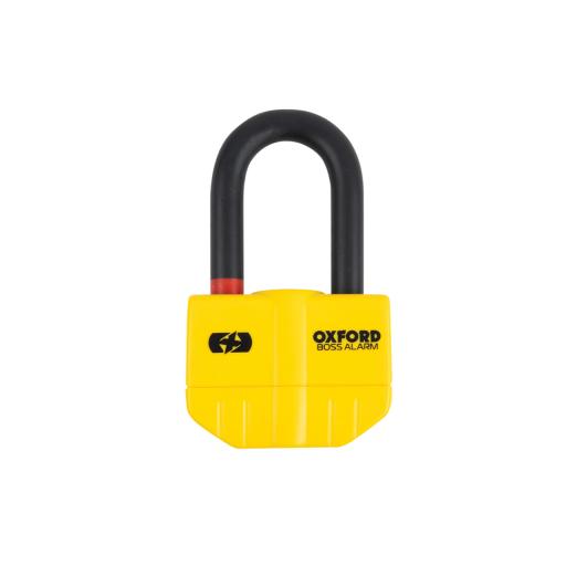 Oxford Boss Alarm 14mm Disc Lock Yellow