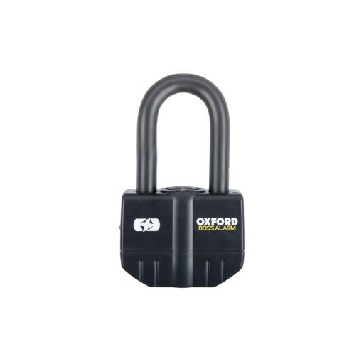 Oxford Boss Alarm 16mm Padlock Black