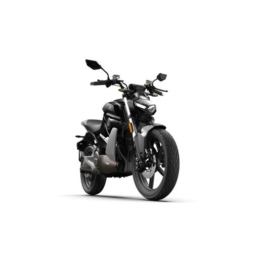 Vmoto TS Hunter Pro Electric Motorcycle Black Front RIght.jpg