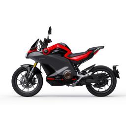 Vmoto Stash Electric Motorcycle - Red - Left Side.jpg