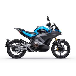 Vmoto Stash Electric Motorcycle - Blue - Right Side.jpg
