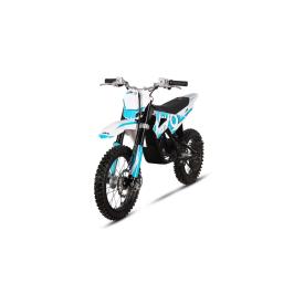 Kayo ET110 Electric Dirt Bike - White Blue - Front Left Side.jpg