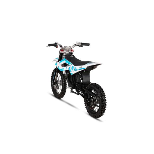 Kayo ET110 Electric Dirt Bike - White Blue - Rear Left Side.jpg