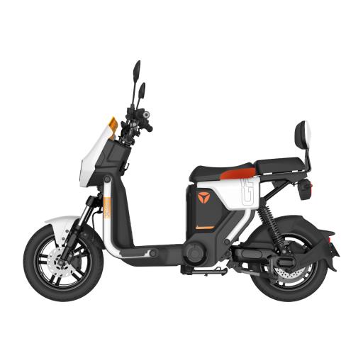 Yadea GFx 1200w Electric Moped - White (4).jpg