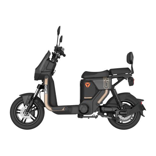 Yadea GFx 1200w Electric Moped - Black (4).jpg